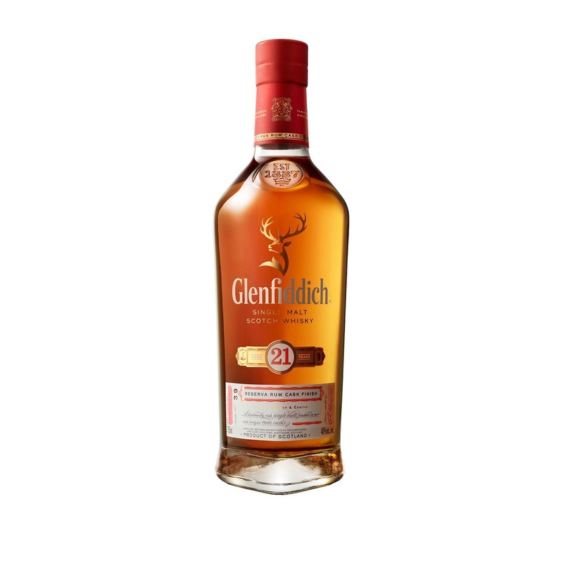 Glenfiddich 21 Year Old Gran Reserva Rum Cask Finish Single Malt Scotch Whiskey 750 ML