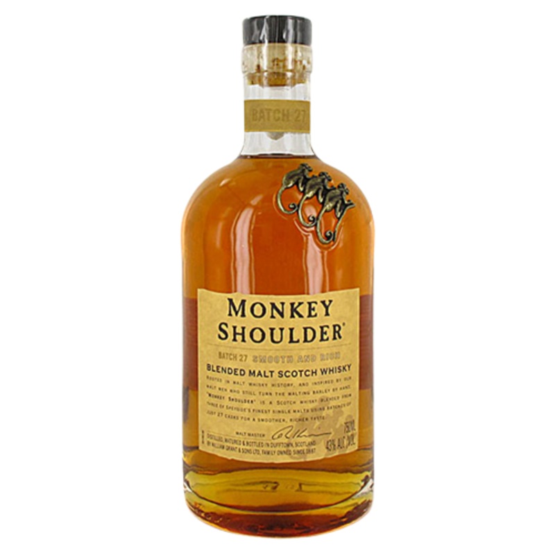 Monkey Shoulder Batch 27 Blended Malt Scotch Whiskey 750 ML