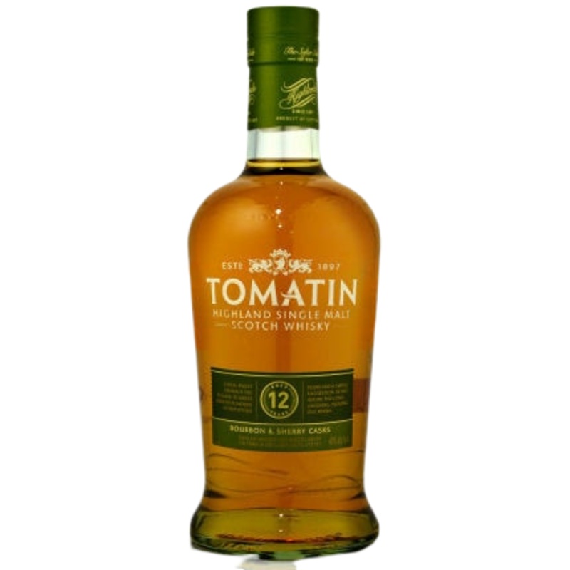 Tomatin 12 Year Old Single Malt Scotch Whiskey 86 Proof 750 ML