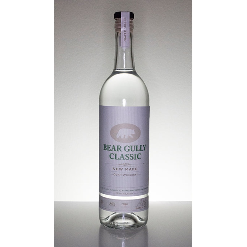 Bear Gully Classic New Make White Corn Whiskey 750 ML
