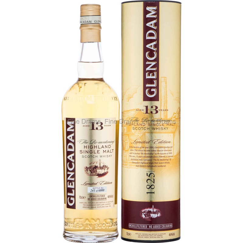 Glencadam 13 Year Old Single Malt Scotch Whiskey The Re-Awakening 750 ML