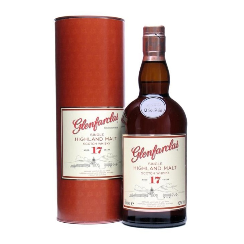 Glenfarclas 17 Year Old Highland Single Malt Scotch Whiskey 750 ML