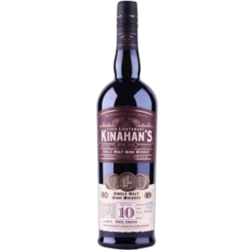 Kinahan's Irish Whiskey 10 Year Old Single Malt Irish Whiskey 750 ML