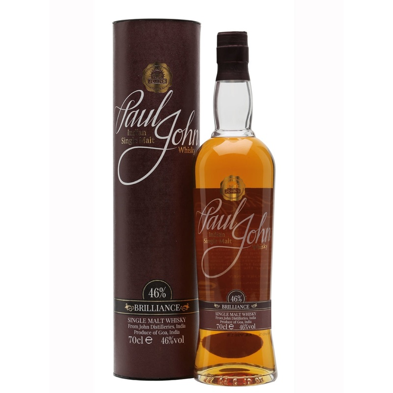 Paul John Brilliance Indian Single Malt Whiskey 92 Proof 750 ML