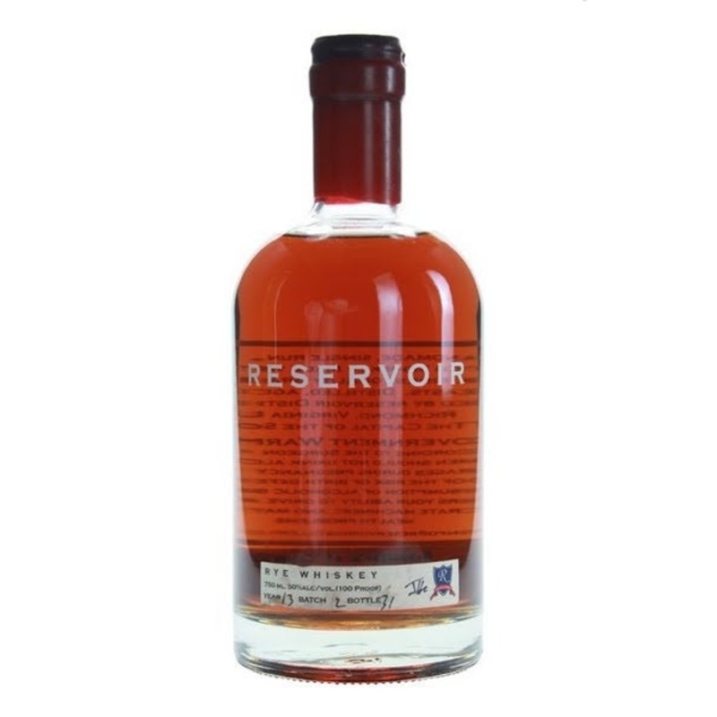 Reservoir Distillery Rye Whiskey 750 ML