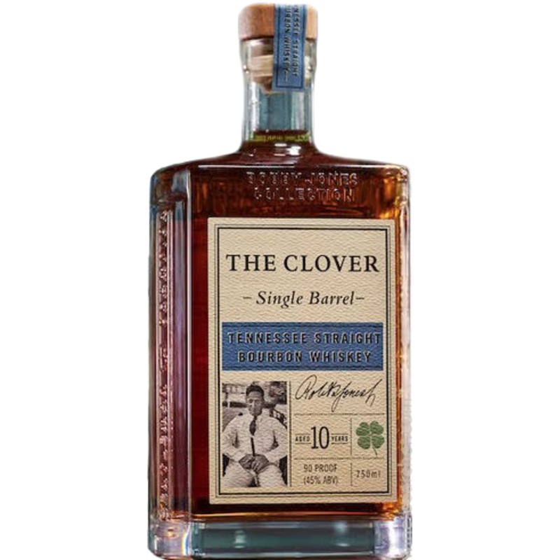 The Clover 10Yr Single Barrel Straight Tennessee Bourbon Whiskey 90 Proof 750 ML