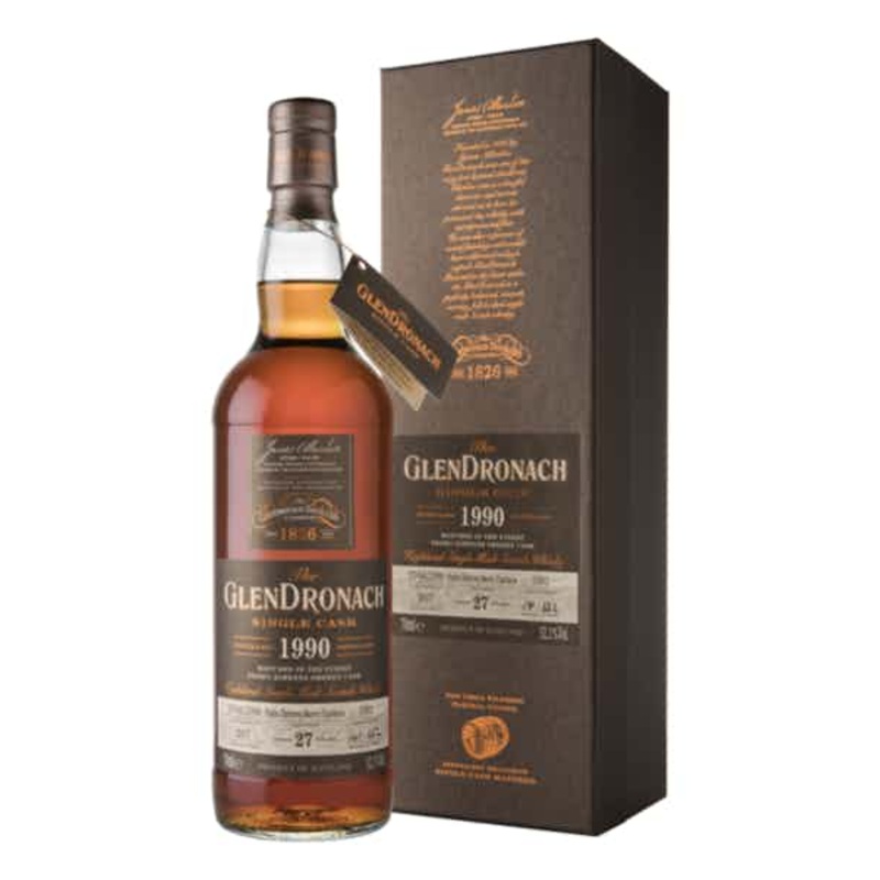 The GlenDronach Single Cask 27 Year Old Single Malt Scotch Whiskey 750 ML