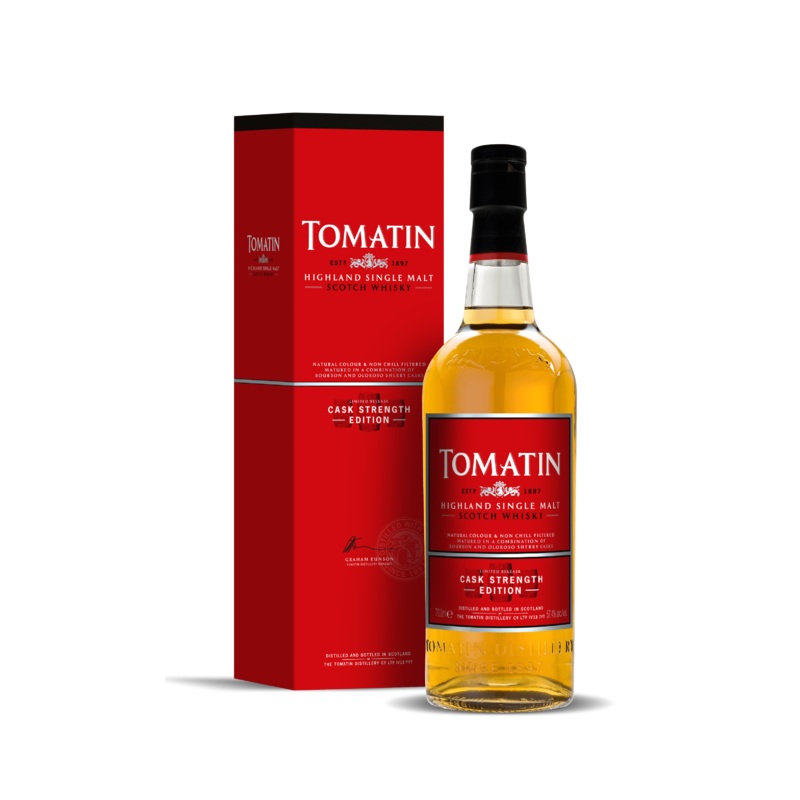 Tomatin Cask Strength Highland Single Malt Scotch Whiskey 750 ML