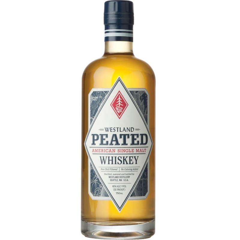 Westland Distillery Peated American Single Malt Whiskey 92 Proof 750 ML