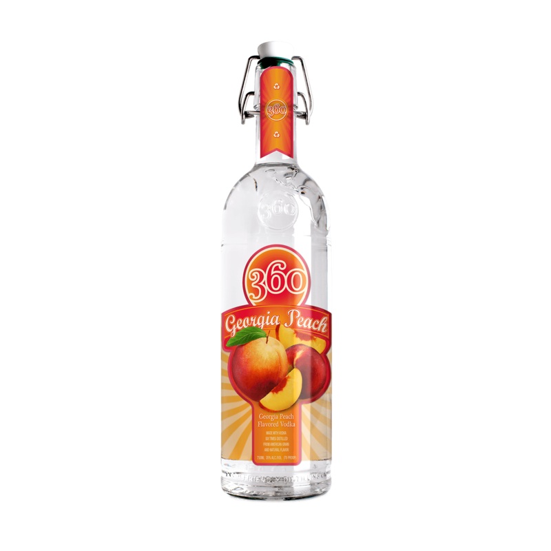 360 Vodka Georgia Peach Vodka 750 ML