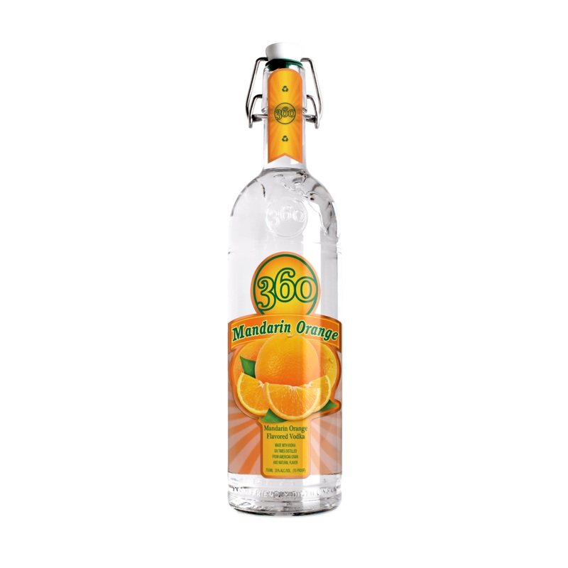 360 Vodka Mandarin Orange Vodka 750 ML