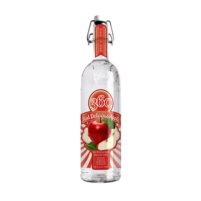 360 Vodka Red Delicious Apple Vodka 750 ML