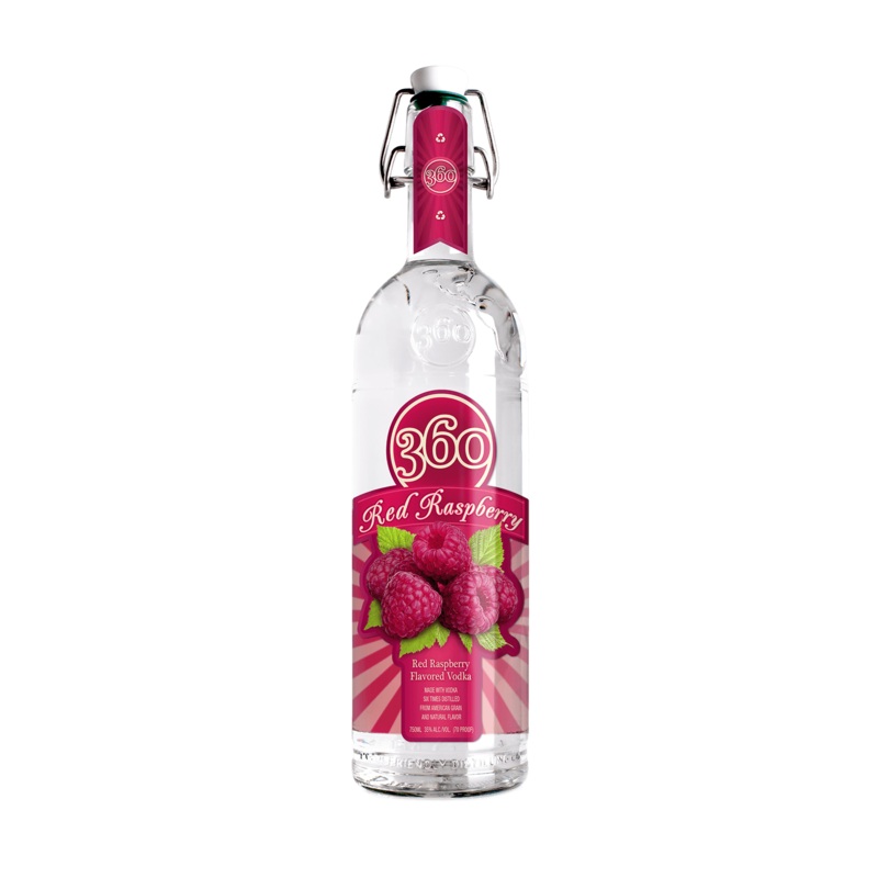360 Vodka Red Raspberry Vodka 750 ML