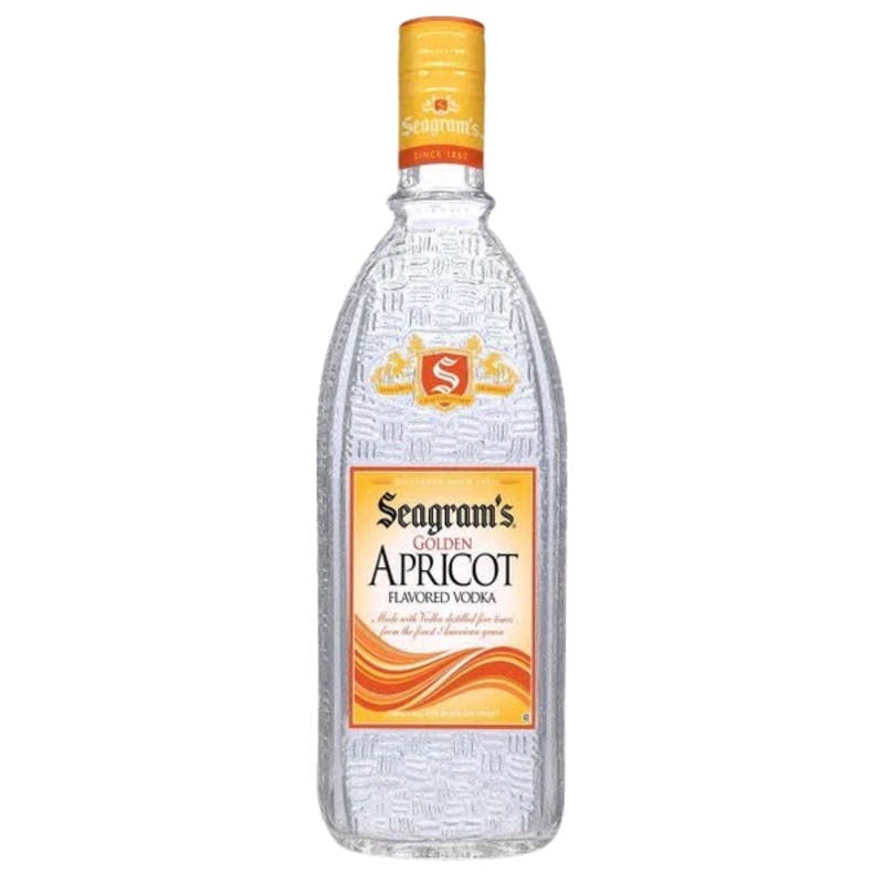 Seagram's Golden Apricot Flavored Vodka 70 Proof 750 ML