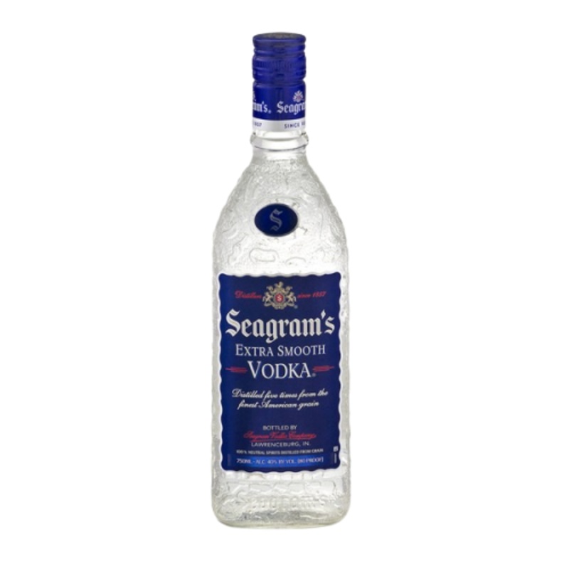 Seagram's Vodka Extra Smooth Vodka 80 Proof 750 ML