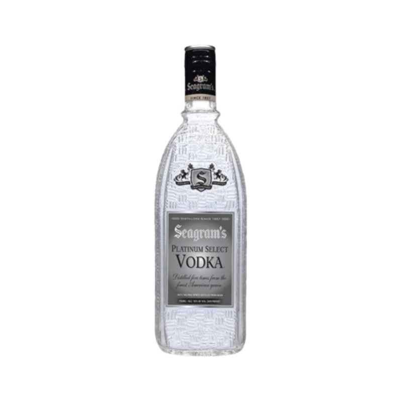 Seagram's Vodka Platinum Select Vodka 100 Proof 750 ML