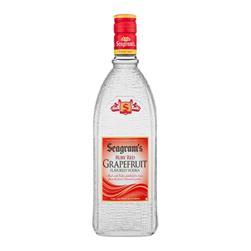 Seagram's Vodka Ruby Red Grapefruit Flavored Vodka 70 Proof 750 ML