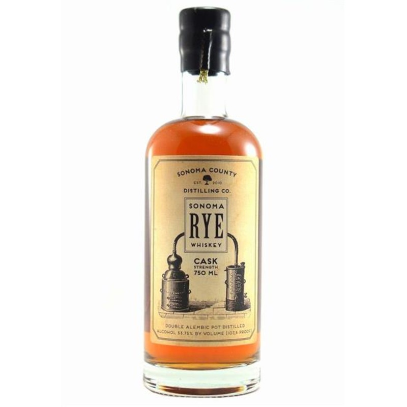 Sonoma County Distilling Co Rye Whiskey 750 ML