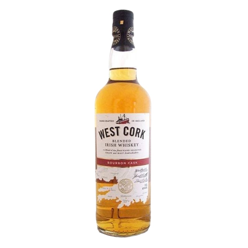 West Cork Distillers Bourbon Cask Blended Irish Whiskey 750 ML