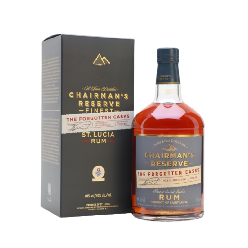 St. Lucia The Forgotten Casks Extra Aged Limited Release Rum 750 ML