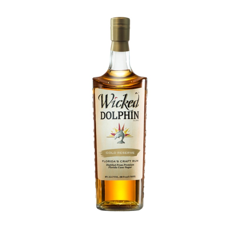Wicked Dolphin Gold Reserve Rum 750 ML