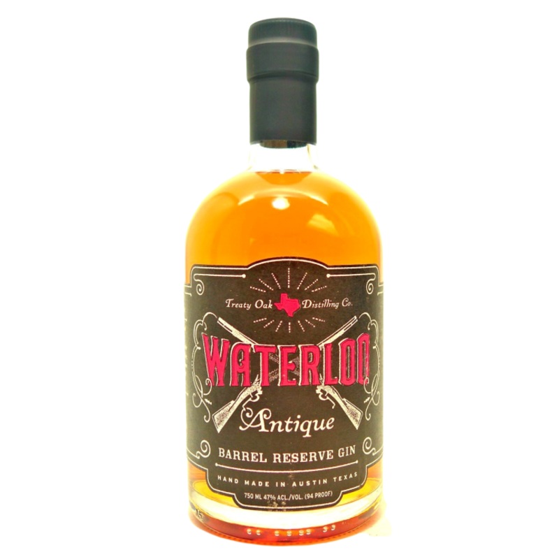 Treaty Oak Waterloo Antique Gin 94 Proof 750 ML