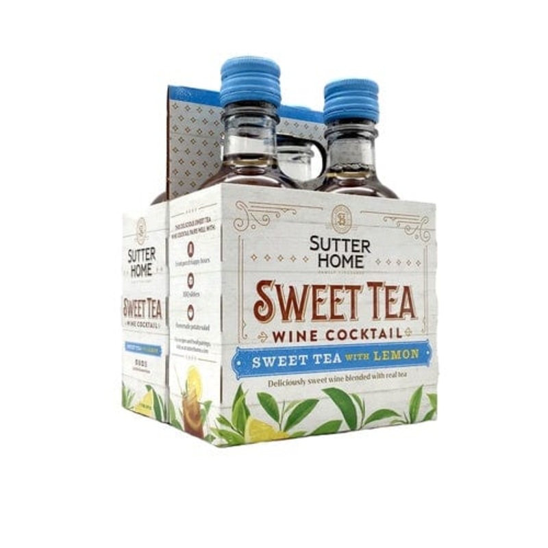 SUTTER HOME SWEET TEA WINE COCKTAIL 4PK