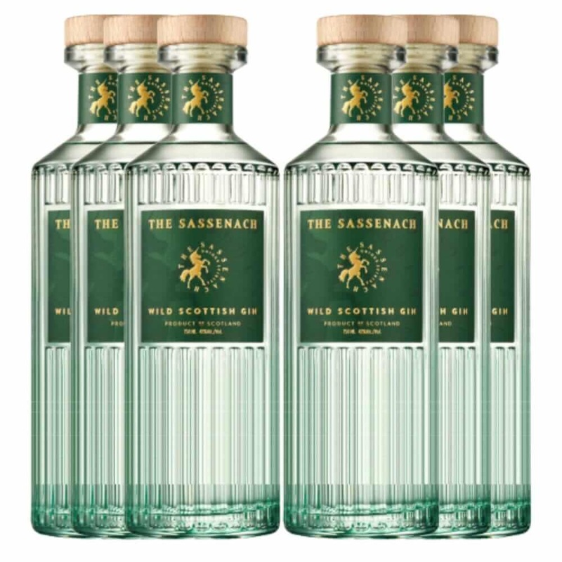 The Sassenach Wild Scottish Gin 6 Bottle Bundle