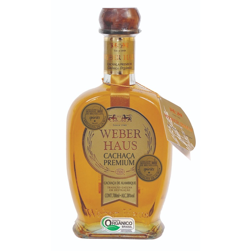 Weber Haus Cachaa Premium Gold Organic 750 ML