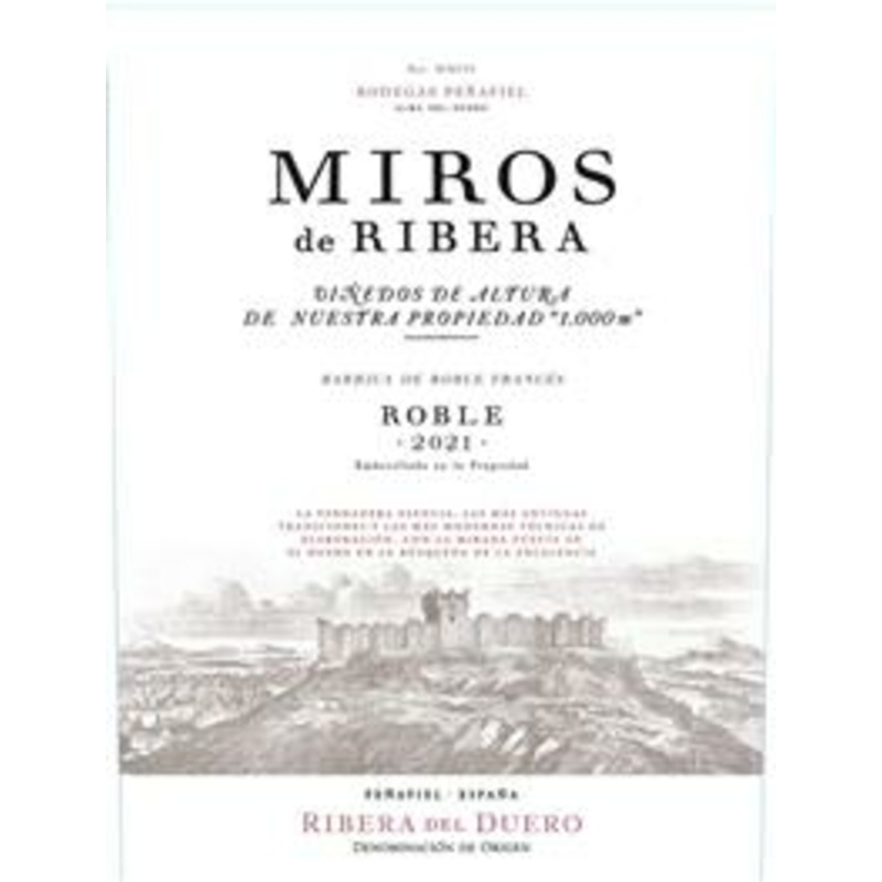 BODEGAS PENAFIEL MIROS DE RIBERA ROBLE 2021 750 mL