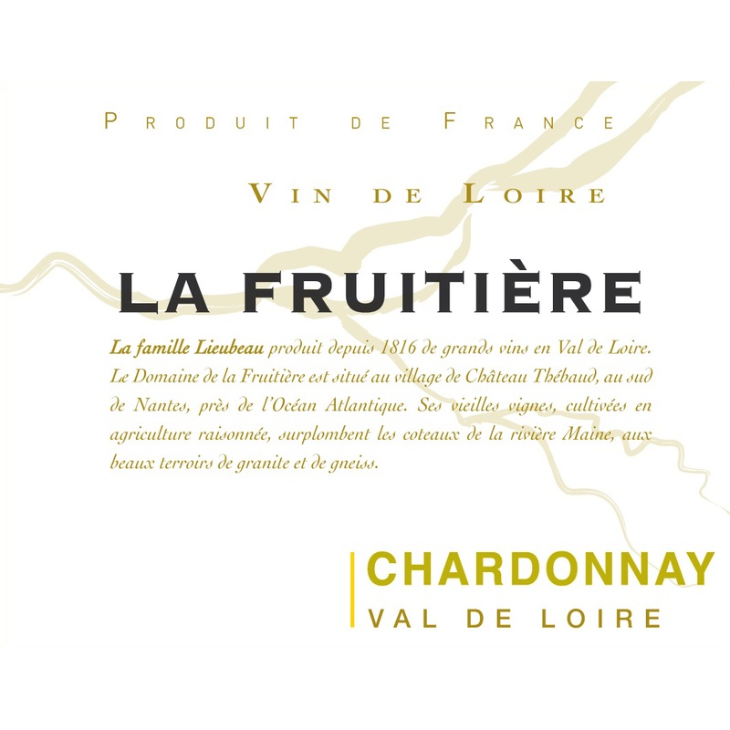 DOMAINE DE LA FRUITIERE CHARDONNAY 2021 750 mL