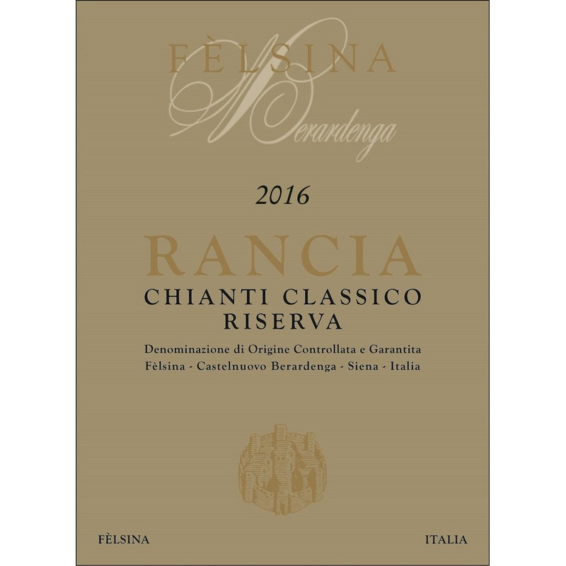 FELSINA CHIANTI CLASSICO RISERVA CRU RANCIA 2019 750 mL