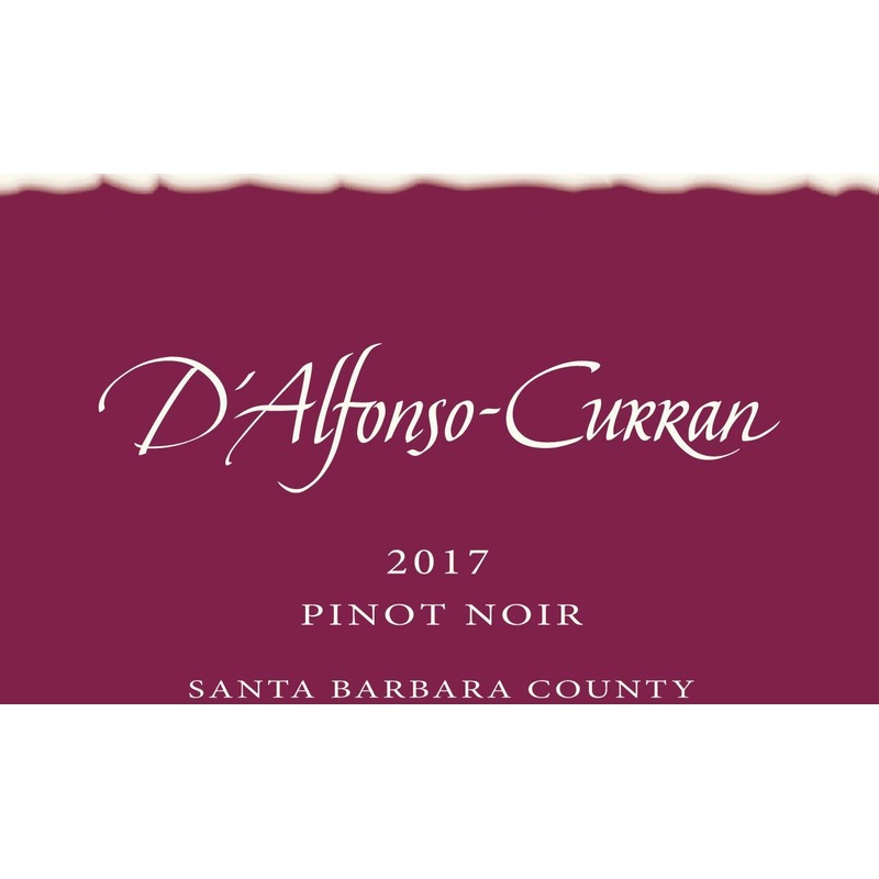 D'ALFONSO CURRAN PINOT NOIR SANTA BARBARA COUNTY 2019 750 mL