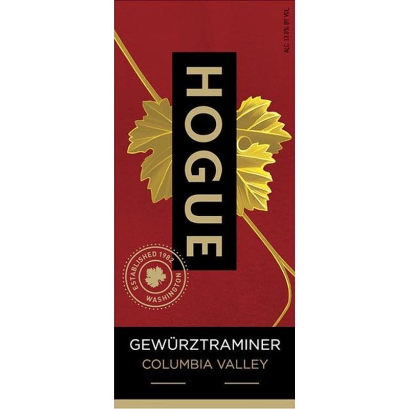 HOGUE CELLARS GEWURZTRAMINER COLUMBIA VALLEY 2018 750 mL