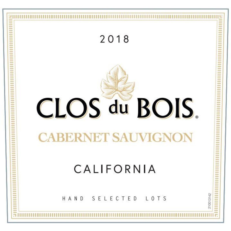 CLOS DU BOIS CABERNET SAUVIGNON 2019 750 mL