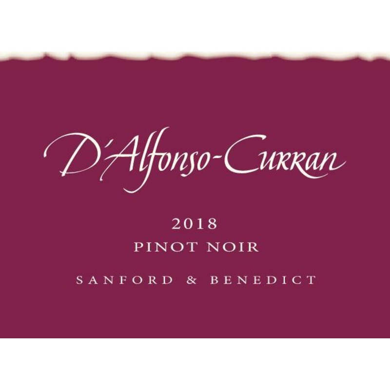 D'ALFONSO-CURRAN PINOT NOIR SANFORD & BENEDICT 2018 750 mL