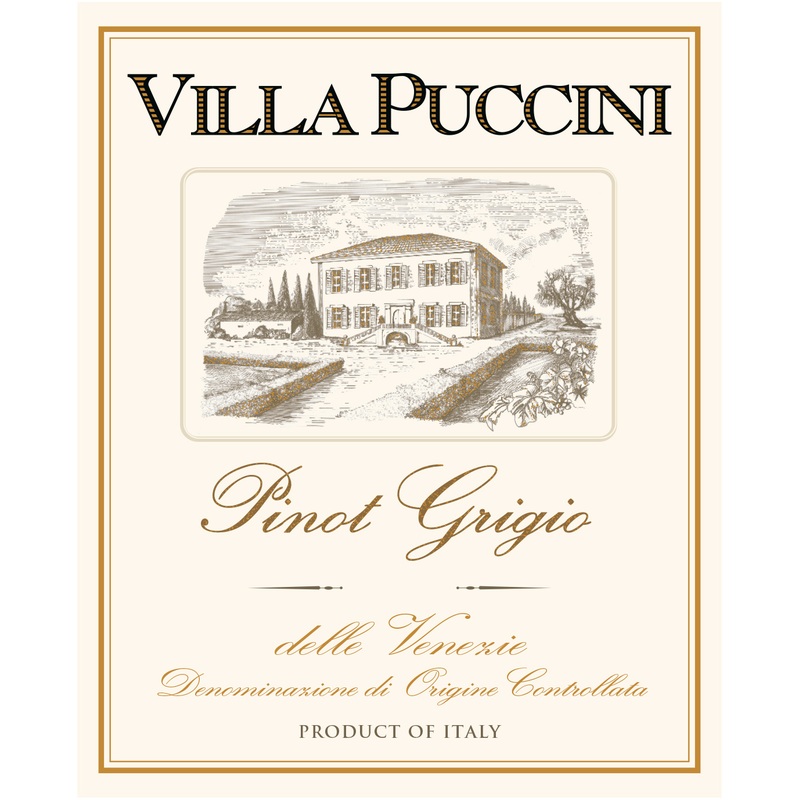 VILLA PUCCINI PINOT GRIGIO I.G.T. 2020 750 mL