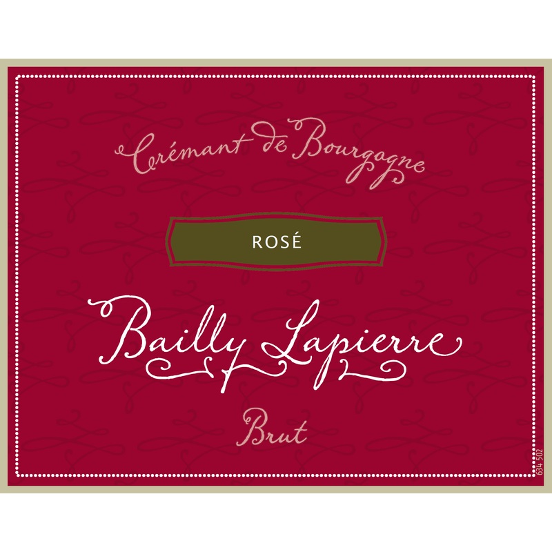 BAILLY-LAPIERRE ROSE CREMANT BOURGOGNE BRUT 750 mL