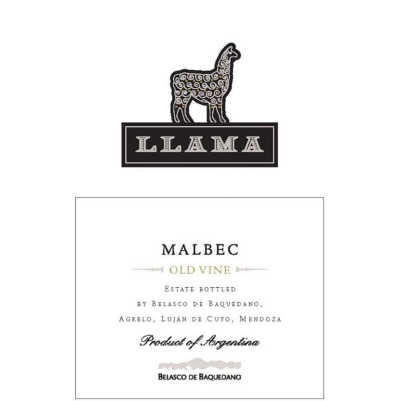 BELASCO DE BAQUEDANO LLAMA MALBEC 2022 750 mL