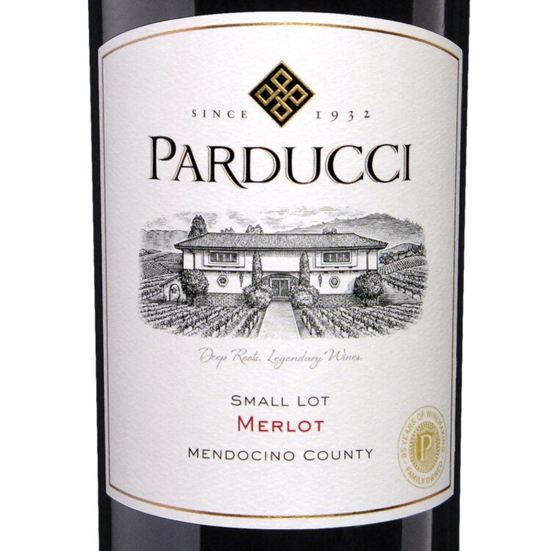PARDUCCI MERLOT SMALL LOT MENDOCINO COUNTY 2021 750ML