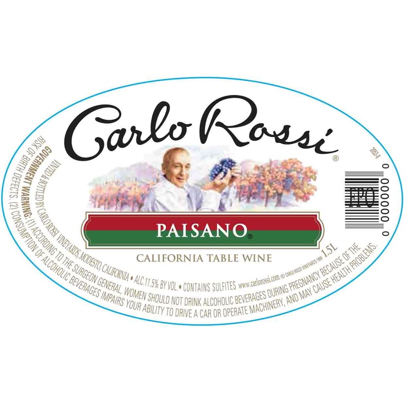 CARLO ROSSI PAISANO 4 L