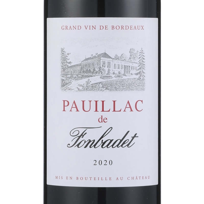Pauillac De Fonbadet Pauillac 2020 750ML