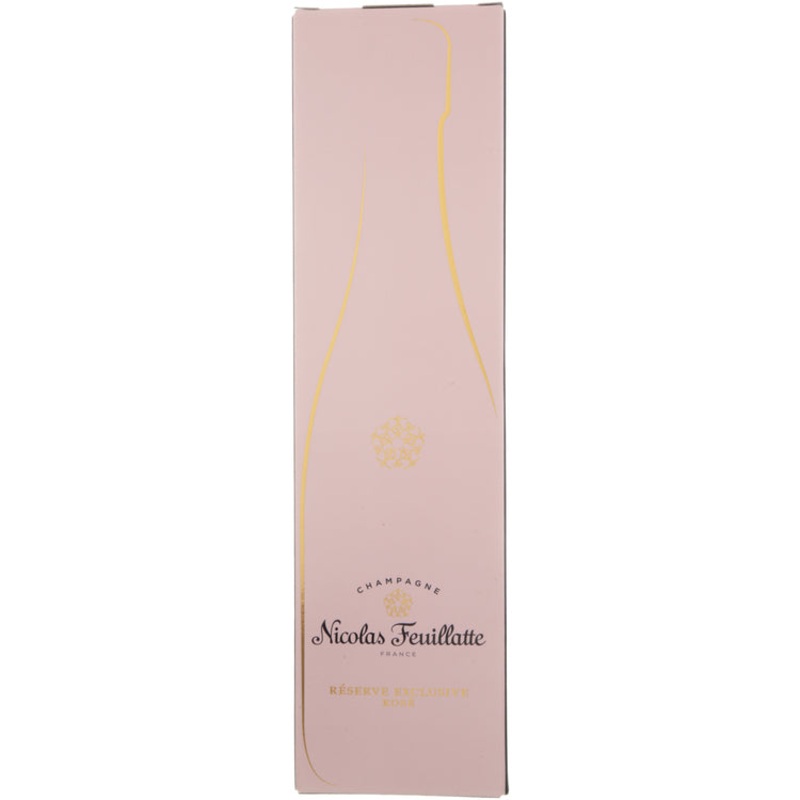 NICOLAS FEUILLATTE CHAMPAGNE BRUT ROSE RESERVE EXCLUSIVE W/ GIFT BOX 750ML