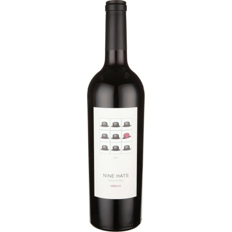 NINE HATS MERLOT COLUMBIA VALLEY 2018 750ML