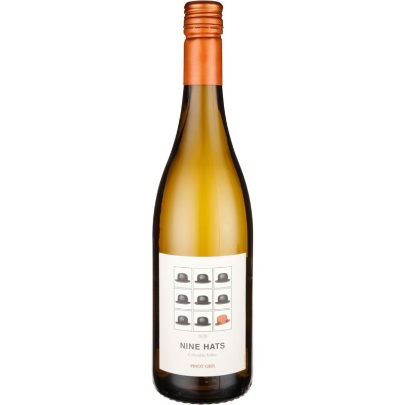 NINE HATS PINOT GRIS COLUMBIA VALLEY 2020 750ML