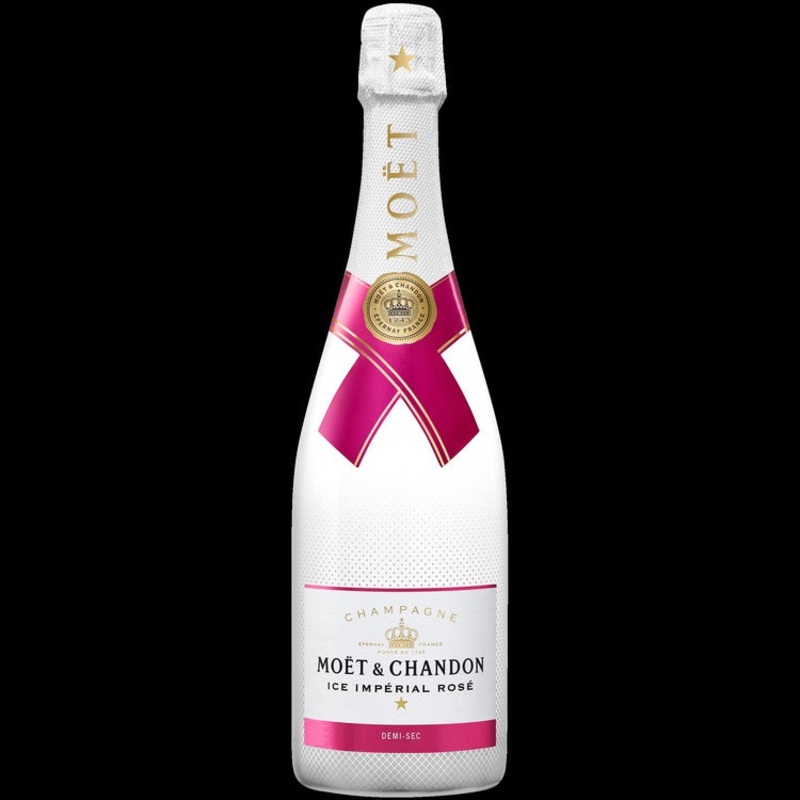 MOET & CHANDON CHAMPAGNE ICE IMPERIAL ROSE 750ML