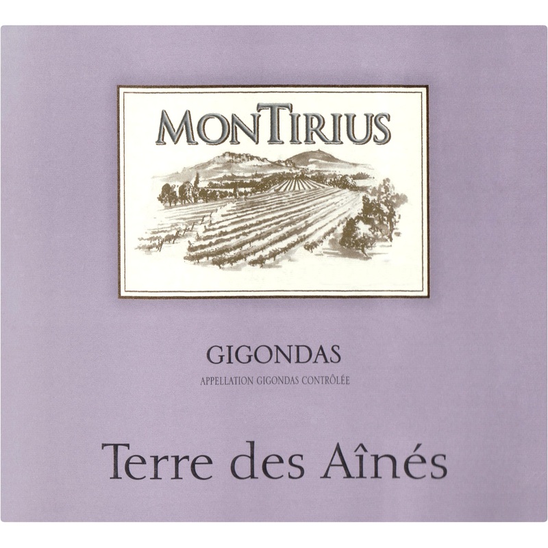 MONTIRIUS GIGONDAS TERRE DES AINES 750ML
