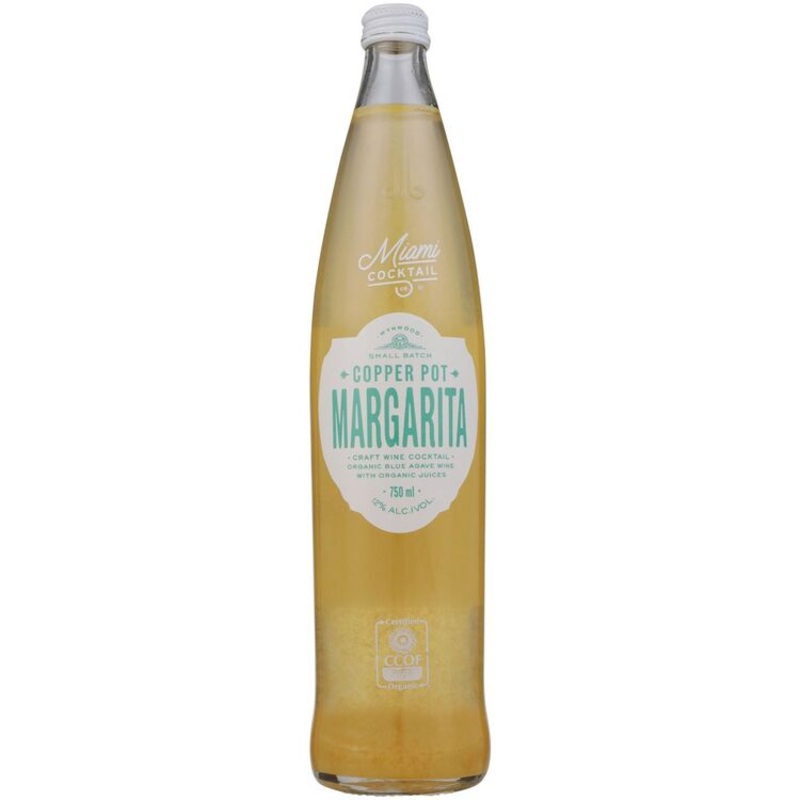 MIAMI COCKTAIL CO. COPPER POT MARGARITA CRAFT WINE COCKTAIL 750ML