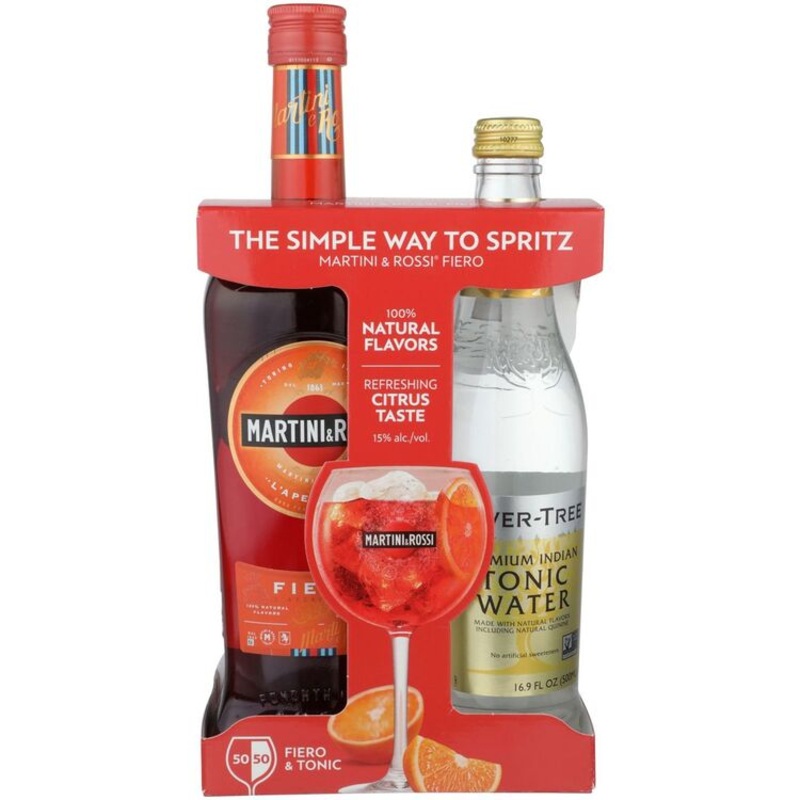 Martini & Rossi L'Aperitivo Fiero W/ Fever Tree Tonic Water 750ML