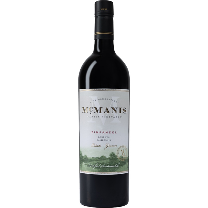 MCMANIS FAMILY VINEYARDS ZINFANDEL LODI 750ML